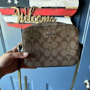 Coach Brown/Green Crossbody Bag